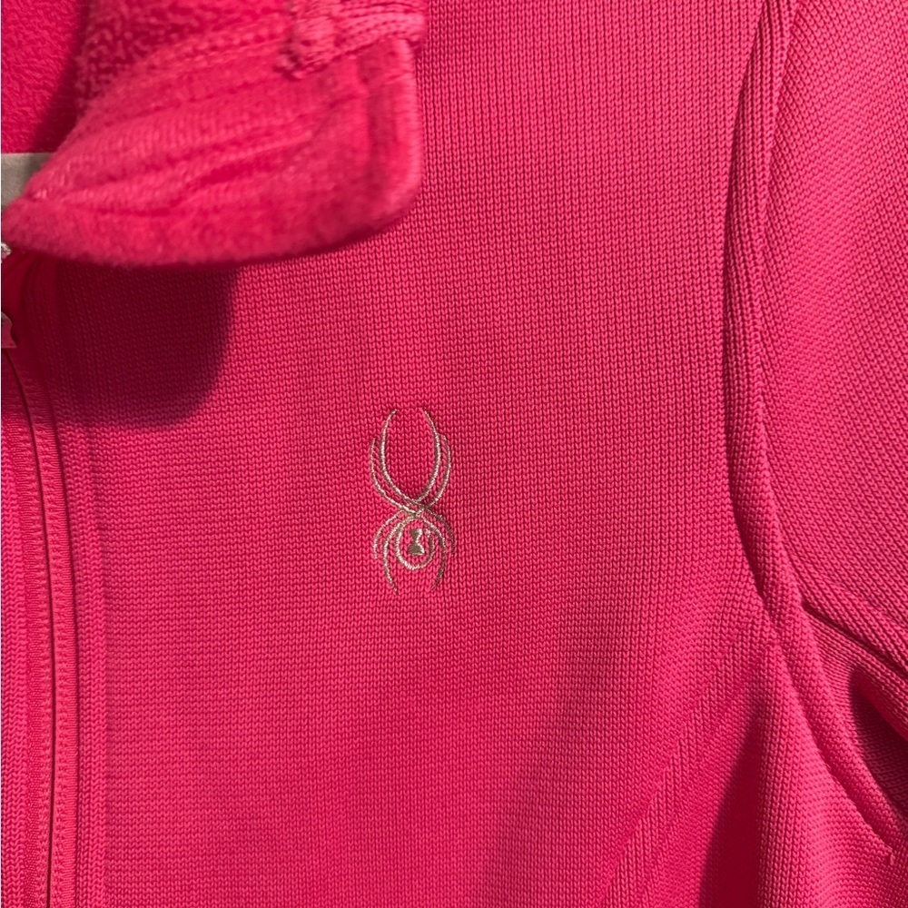 Spyder Women's Vibrant Pink Ski Jacket, Resortwear, Cozy, Feminine, Sz Med - Picture 2 of 11